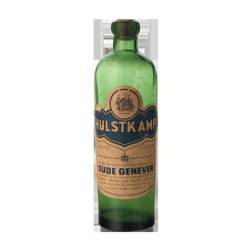 Glazen fles groen-02