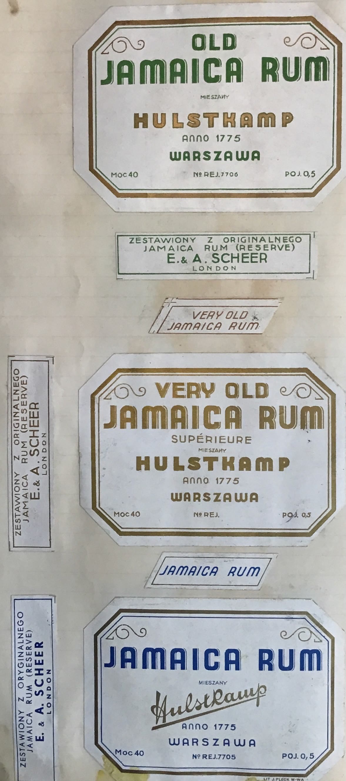 Jamaica rum Scheer