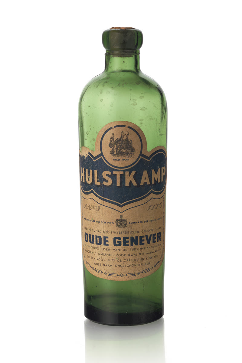 Glazen fles groen-02