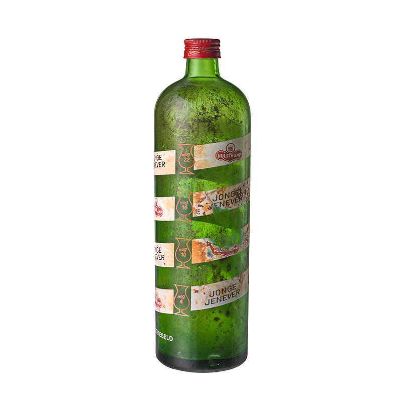 Spriaal genever fles met maatverdeling 2