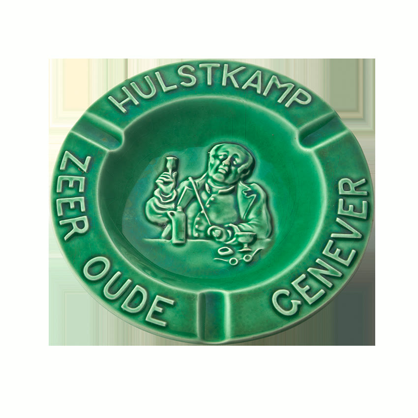 Asbak Groen Rond Laag Plateel B